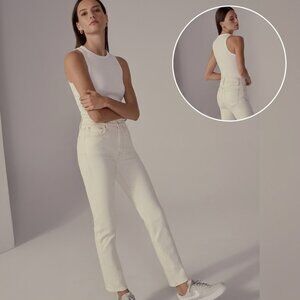 Favorite Daughter The Erin High Rise Slim Straight Jeans